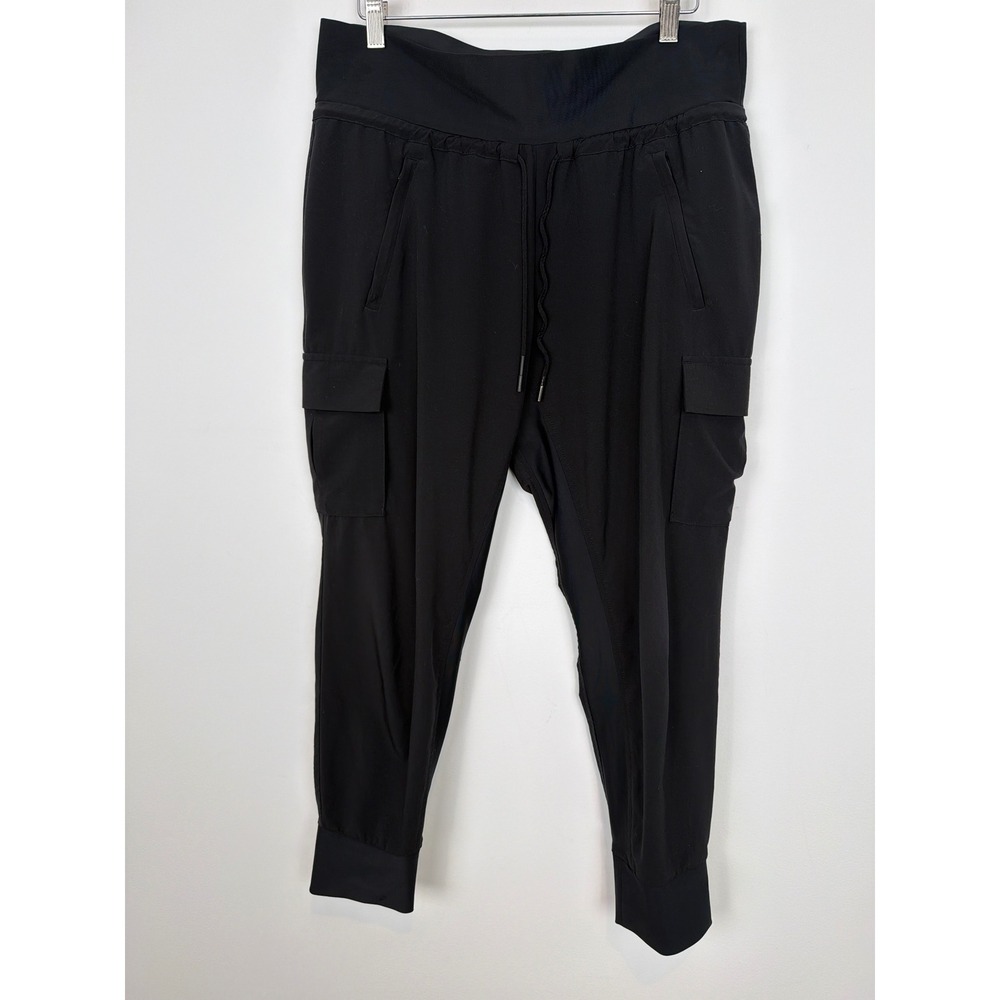 Athleta Trekkie North Joggers 10P Black Cargo Hiking Pants Petite Granola